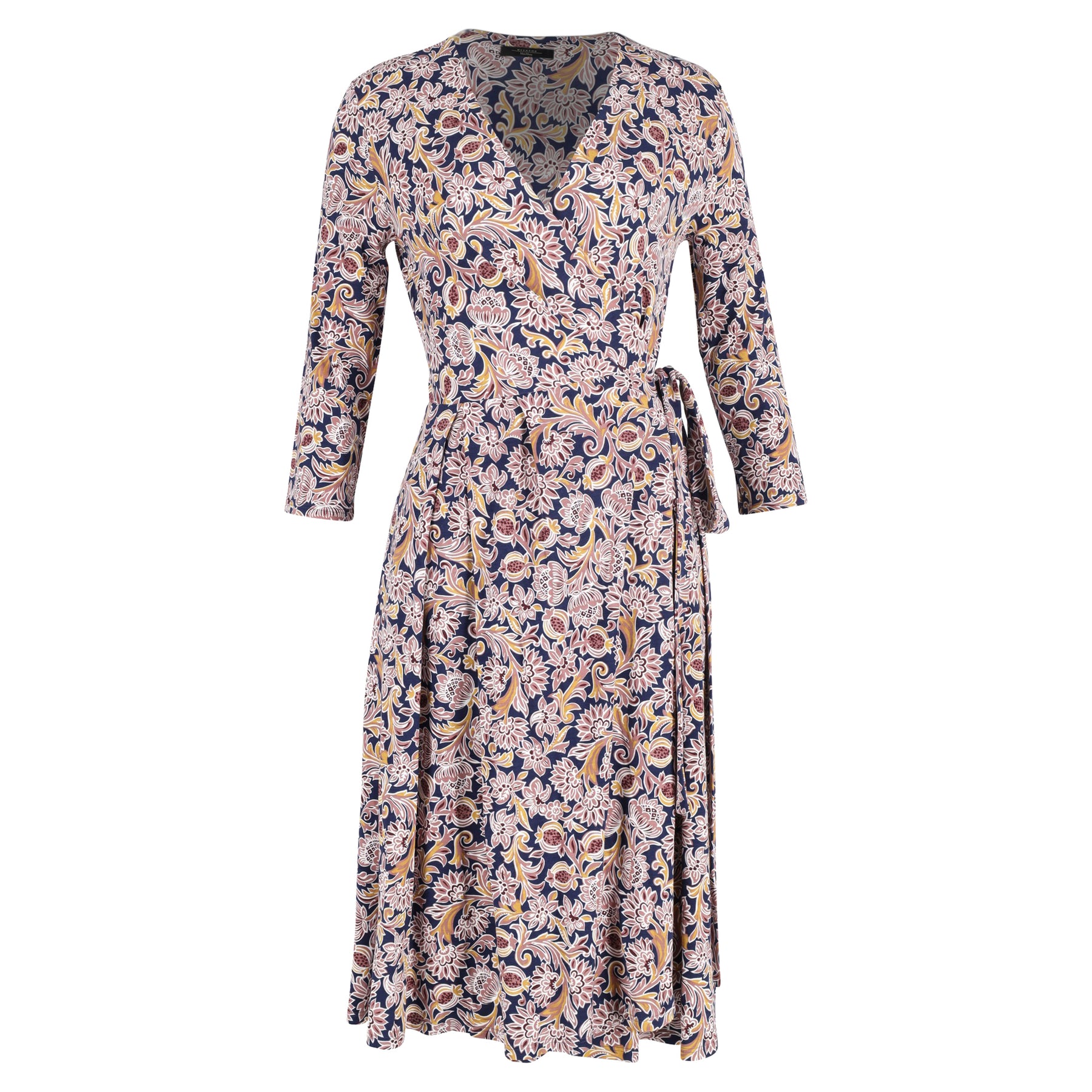 Max Mara Weekend Oxiria Jersey-Wickelkleid aus mehrfarbiger Viskose