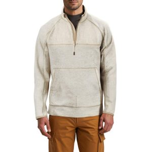 Reißverschluss Fleece Spot Rollkragen Pullover