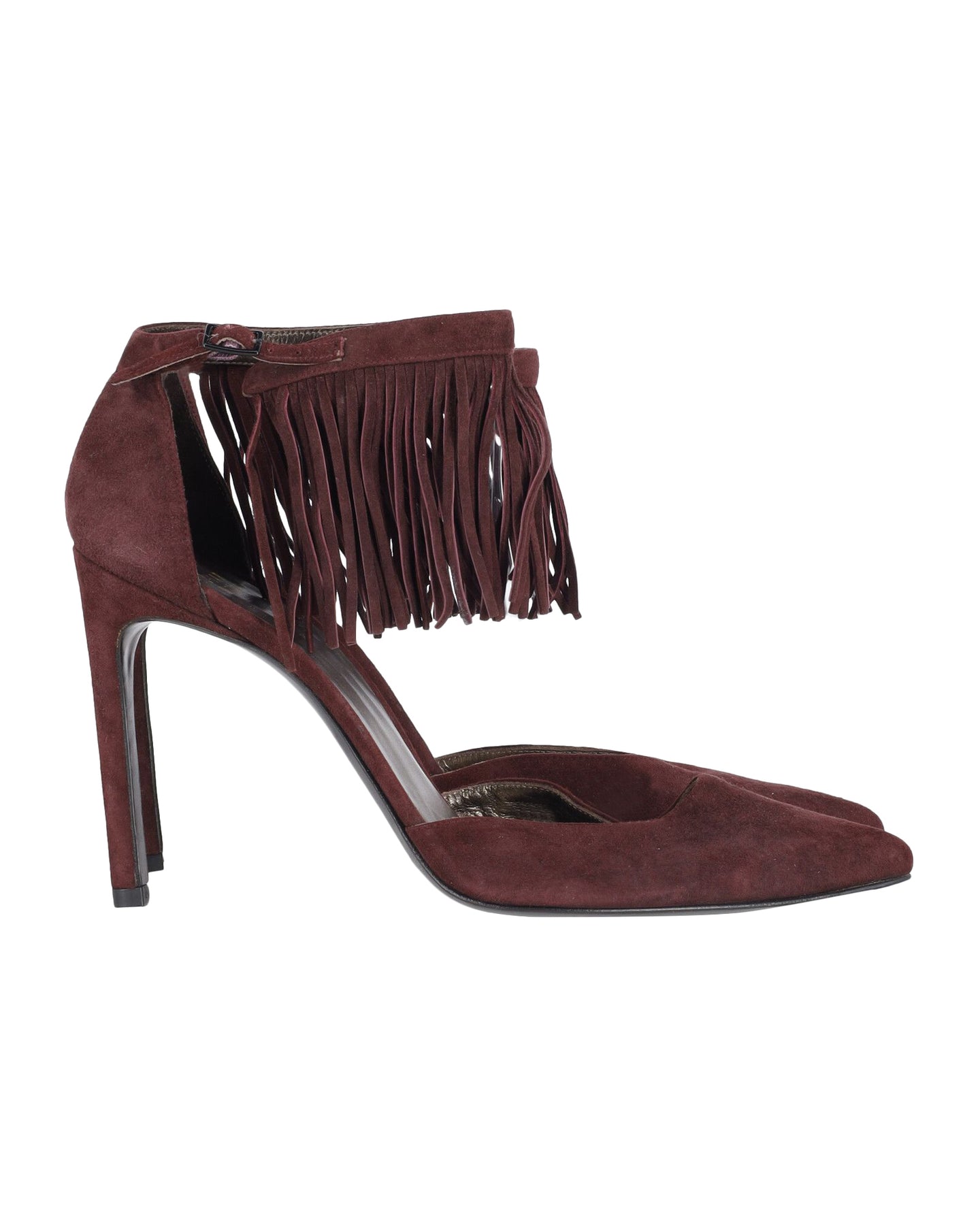 Stuart Weitzman Fringelica Stiefeletten in Schwarz