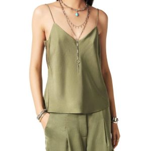 clarisse top in kaki