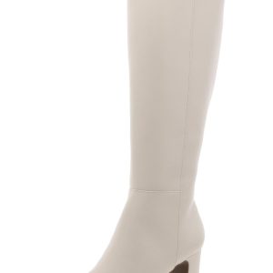 Sawyer Damen Kunstleder kniehohe Stiefel