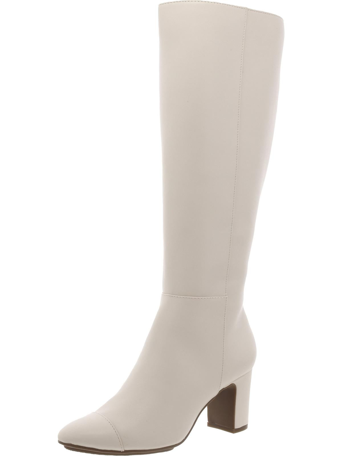 Sawyer Damen Kunstleder Kniehohe Stiefel