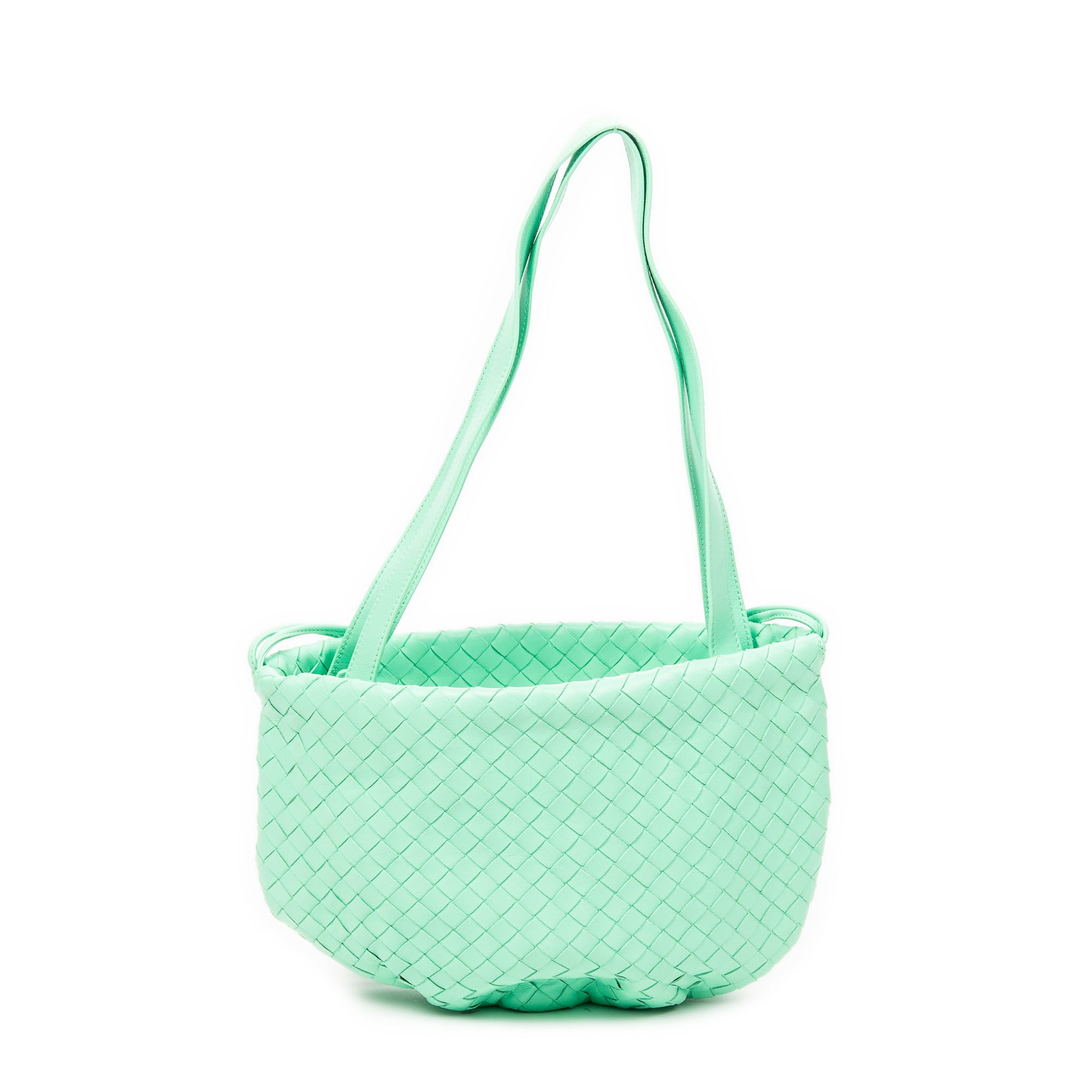 Halfmoon Kordelzug Schultertasche