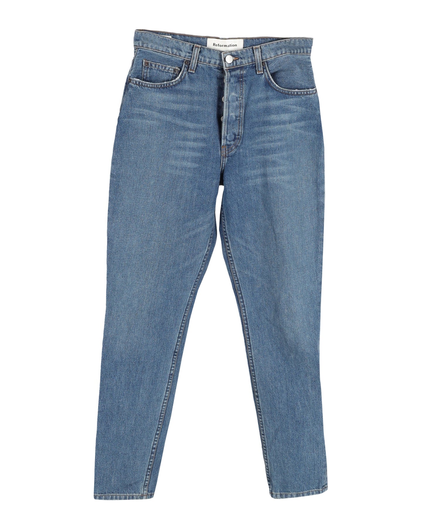 Reformation Jeans aus Baumwolle in Blau