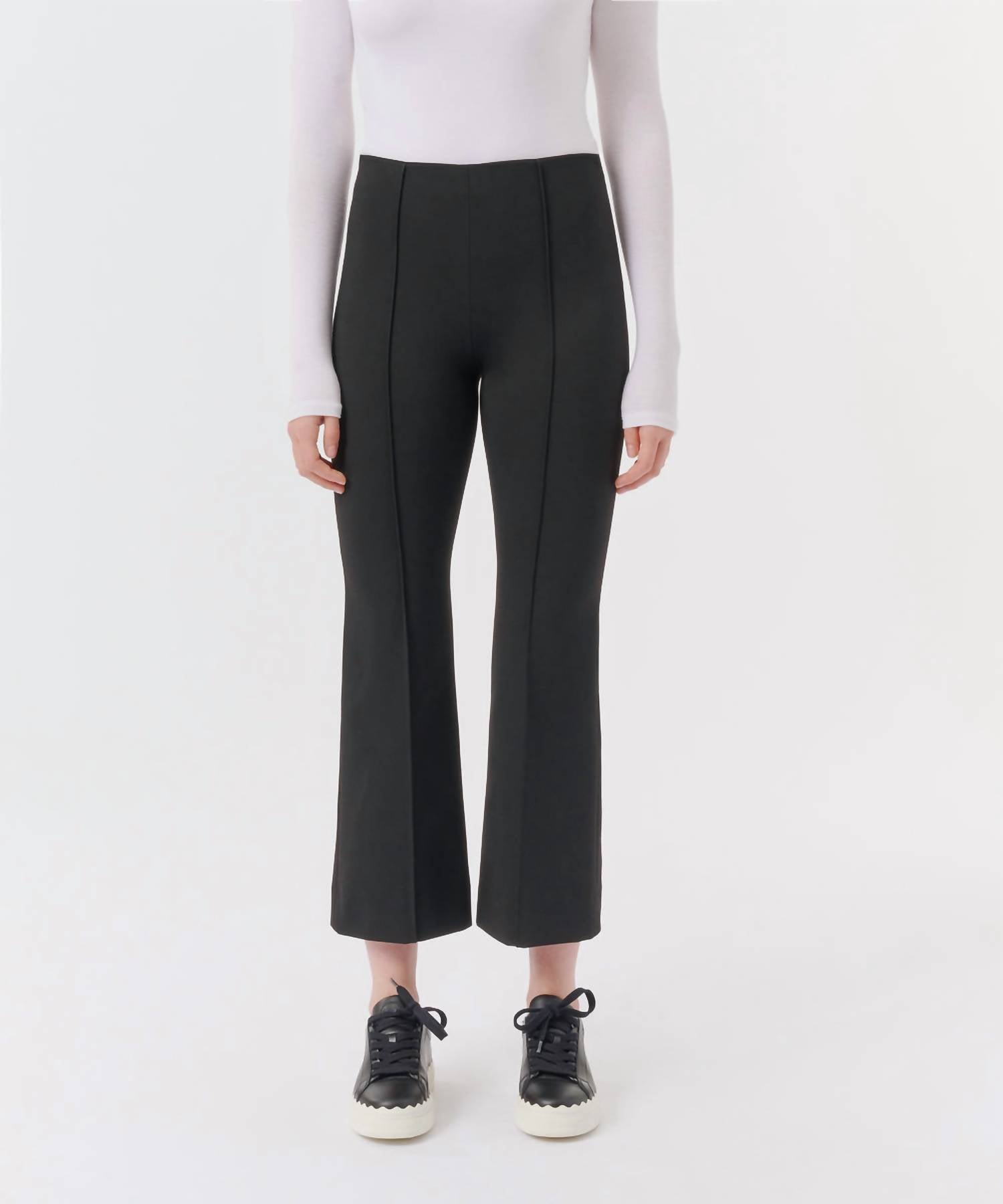 Ponte Kick Flare Hose in Schwarz