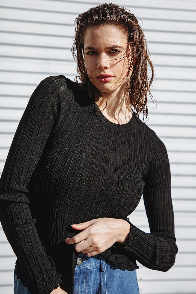 ALLE BETTS SIND OFF Pullover TOP