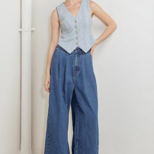 Western Rivet Denim Hose