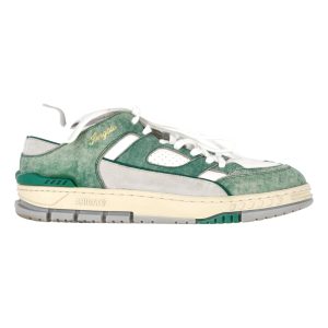 Axel Arigato Area Lo Sneaker aus grünem Leder