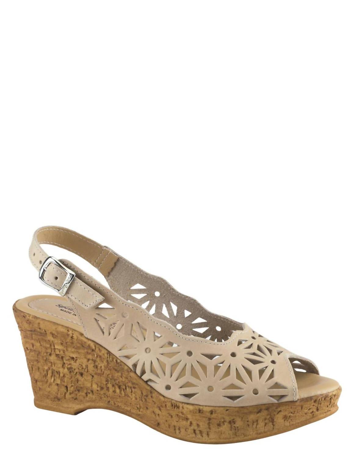 Abigail Keilsandalen in Beige