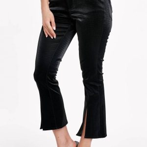 Jeanne Snake Hose in schwarz