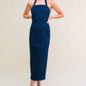 SO QUINTESSENTIAL Denim Midikleid
