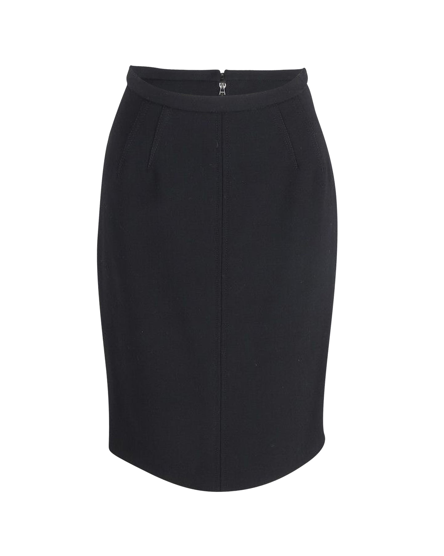 Dolce & Gabbana Bleistiftrock in Schwarz Lana Vergine