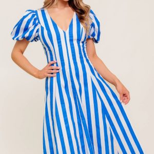 SERENITY TOUCH Gewebtes Midikleid