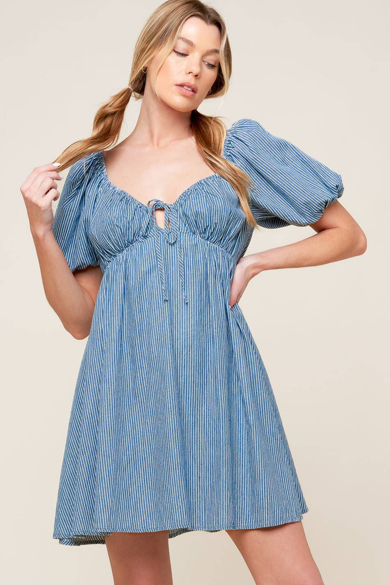 ETWAS NICE gewebt MINI Kleid