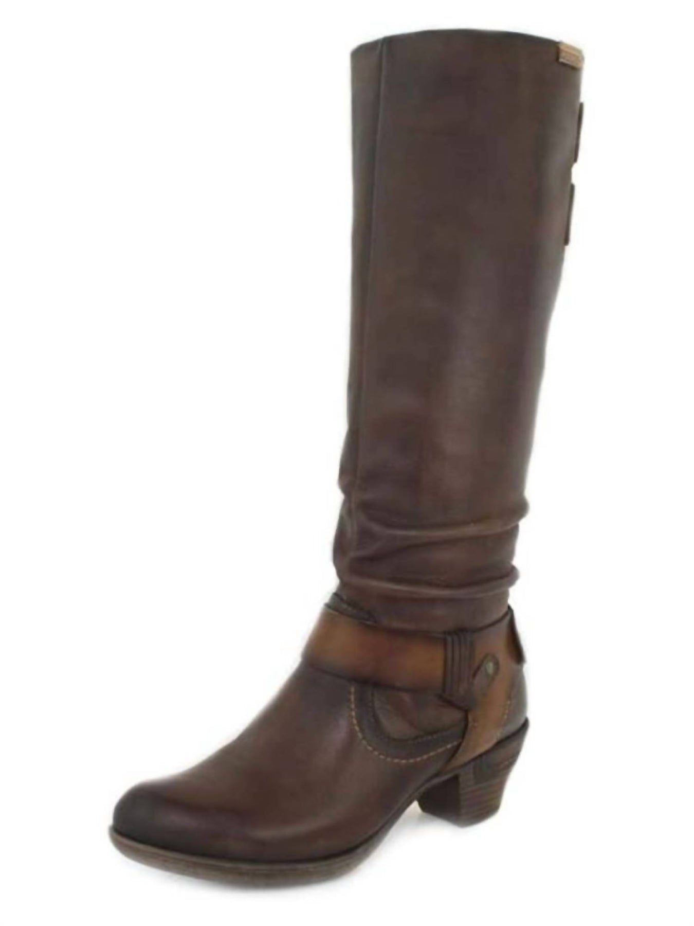 Damen Rotterdam über dem Knie Stiefel in Schokolade