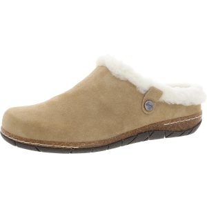 ETELANA Logo Kunstpelz Clogs
