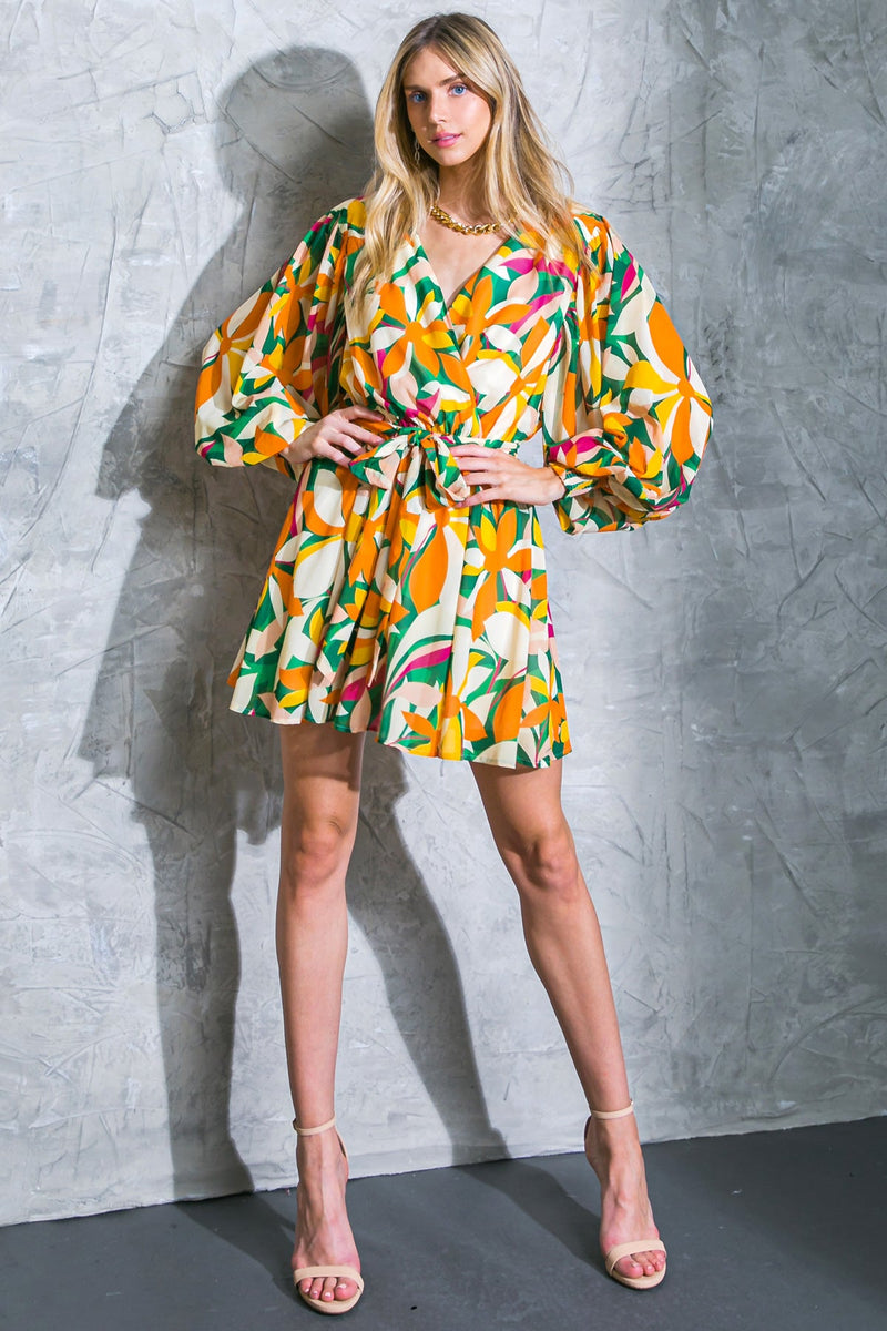 DARING HERZ gewebt MINI Kleid
