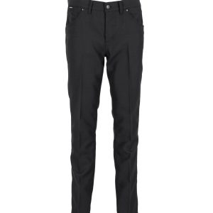 Tom Ford Slim-Fit Hose aus schwarzem Polyester 7748701487164