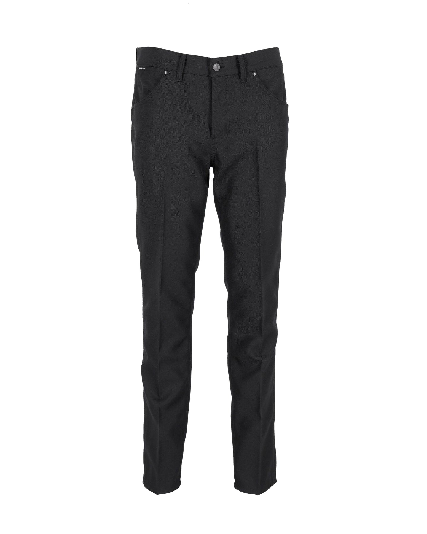 Tom Ford Slim-Fit Hose aus schwarzem Polyester