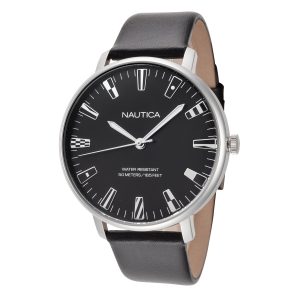 Nautica Herren 43mm Quarz Armbanduhr