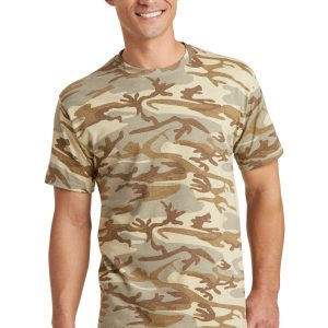 Port & Company Core Baumwolle Camo Tee für Herren