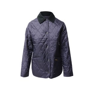 Barbour Liddesdale gesteppte Herrenjacke in Dunkelblau Blau Nylon