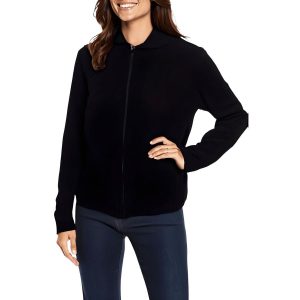 Petites Collar Cable Strickkragen Pullover