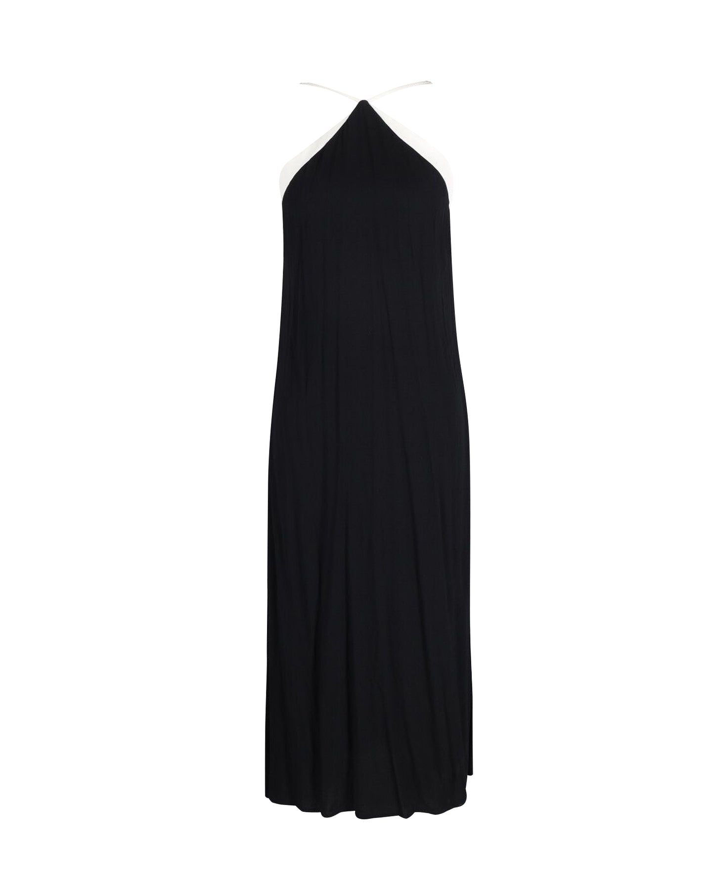Reformation Damaris Kleid in Schwarz und Elfenbein Viskose