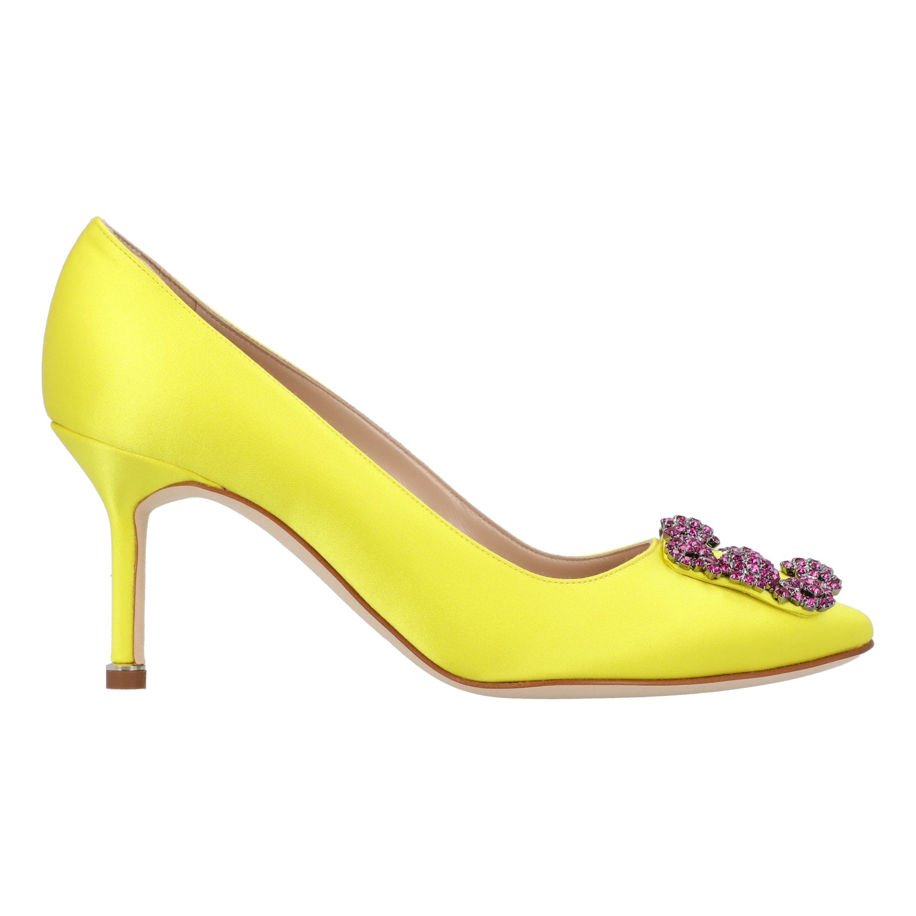 Manolo Blahnik Hangisi 070 Pumpe Gelb