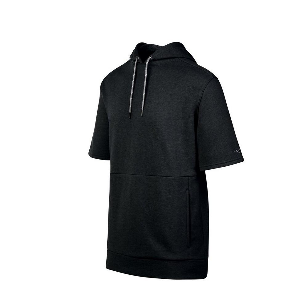 Mizuno Herren Kurzarm Kapuzenpullover