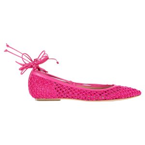Casadei Ballerinas aus rosa Leder