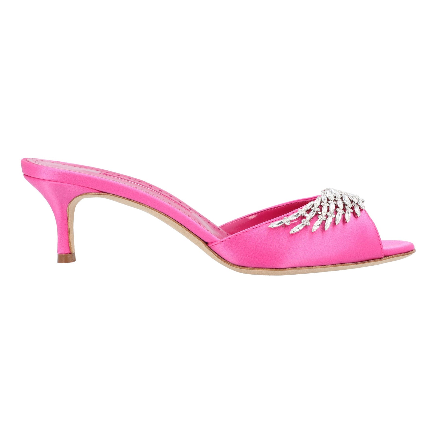 Manolo Blahnik Lumada Fabio 050 Mule Rosa
