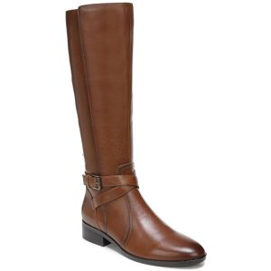 Kniehohe Rena-Stiefel mit weitem Schaft