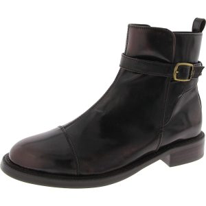 Nylonn 2 Kunstleder Reißverschluss Stiefeletten