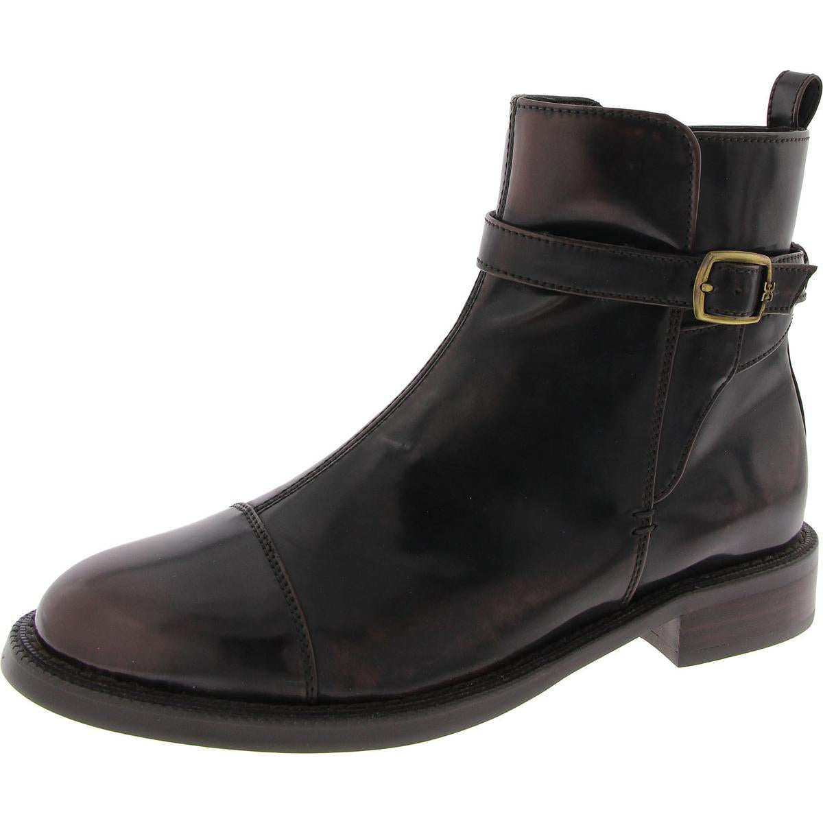Nylon 2 Kunstleder Reißverschluss Stiefeletten