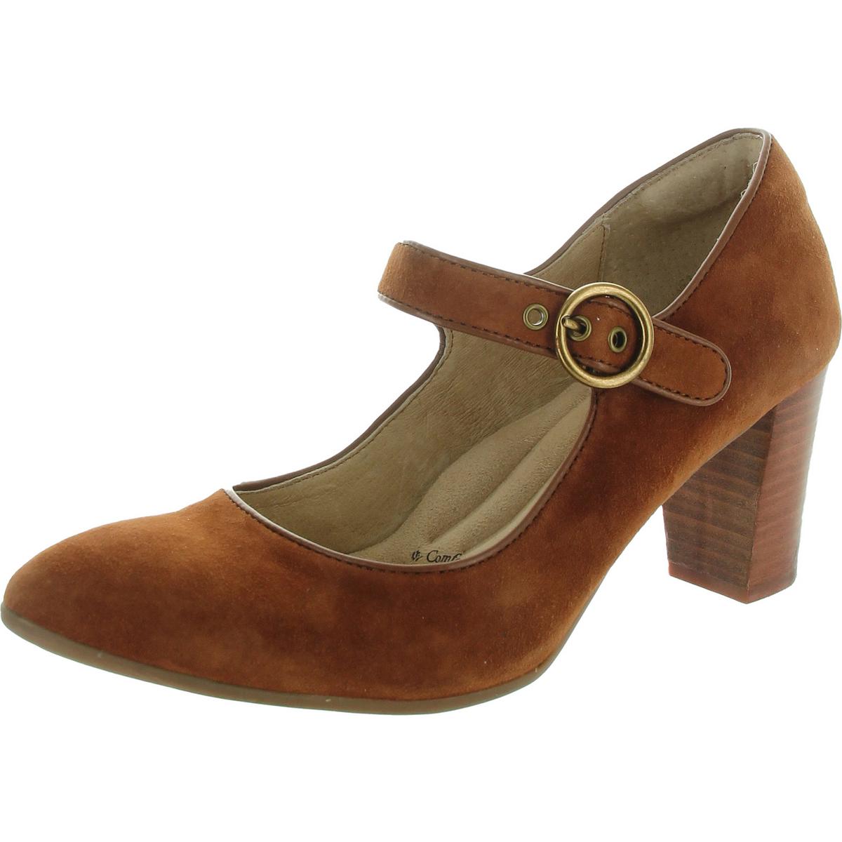 Petra gepolsterte Fußbett Wildleder Mary Jane Absatzschuhe