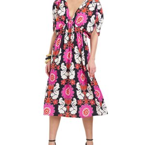 Natori Shirred Empire Kleid