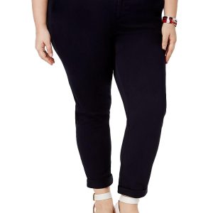 Plus Hampton Damen schlanke High-rise Chino Hose