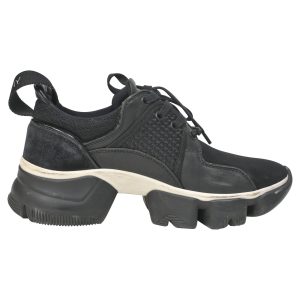 Givenchy Jaw Low-Top-Chunky Sneakers aus schwarzem Leder 7748686970940