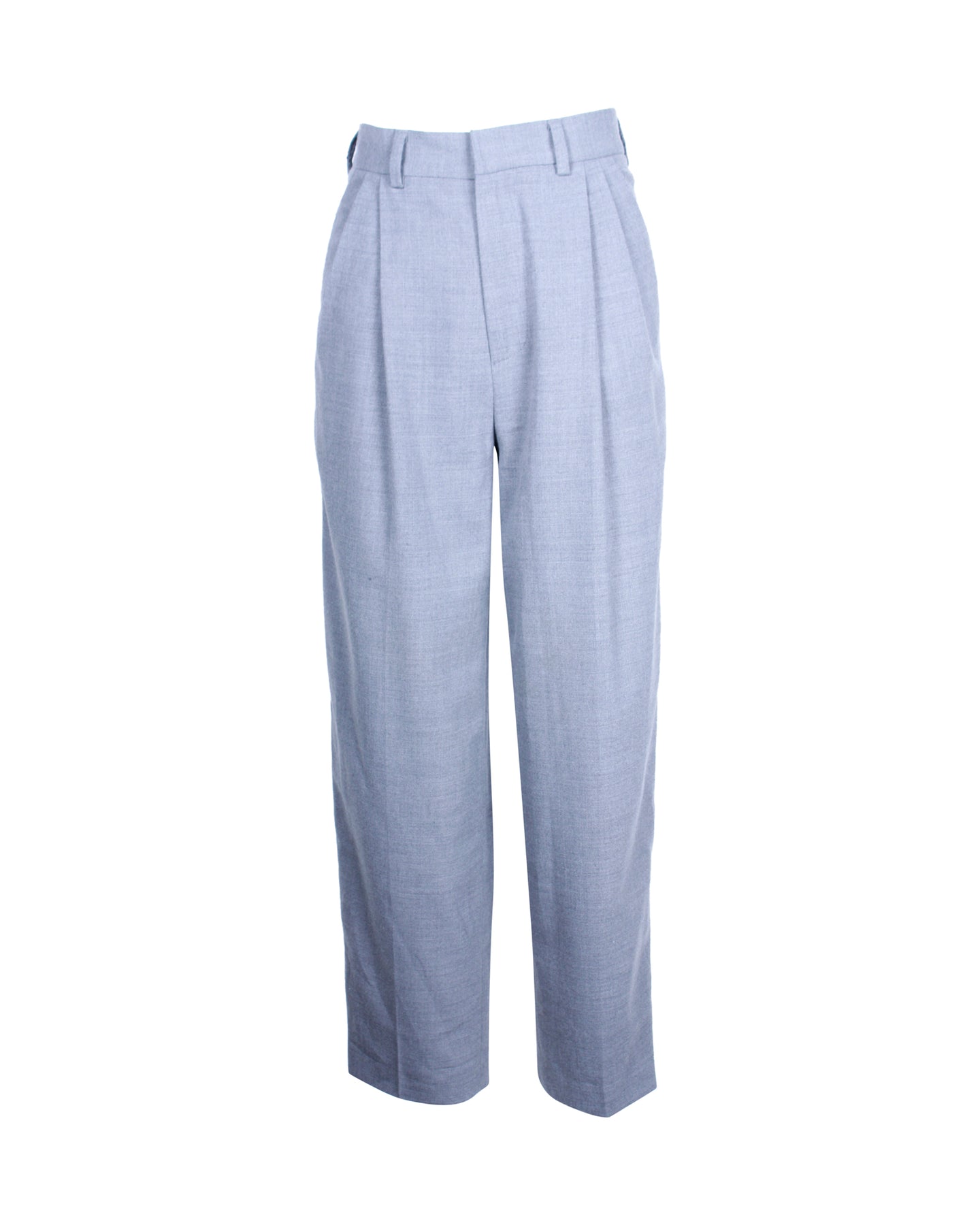 Alexander McQueen Hose aus grauer Polyesterwolle