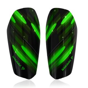 Vizari Salinas Soccer Shin Guard mit Taschenärmel-Grün/Schwarz
