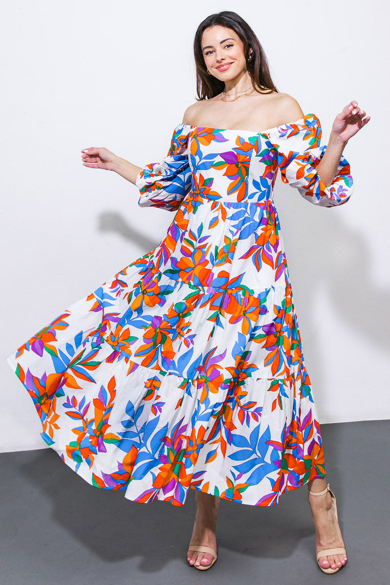 FÜHLEN OPTIMISTIC gewebt MIDI Kleid