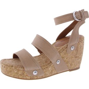 Cork Sandalen aus Leder