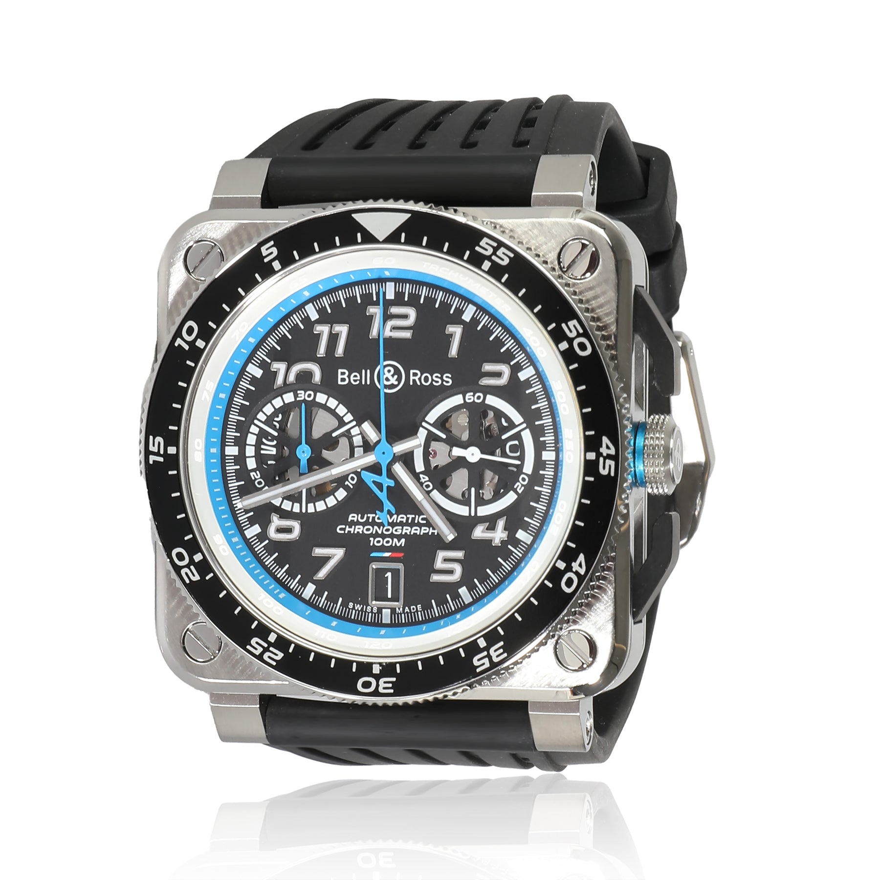 Bell & Ross Alpine F1 BR 03-94 A521 Herrenuhr aus Edelstahl