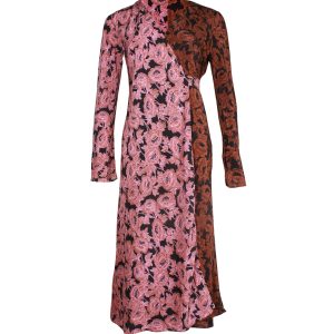 Diane von Furstenberg Tilly Crepe De Chine Wrap Kleid in mit Blumenmuster bedruckter Seide 7748690083900