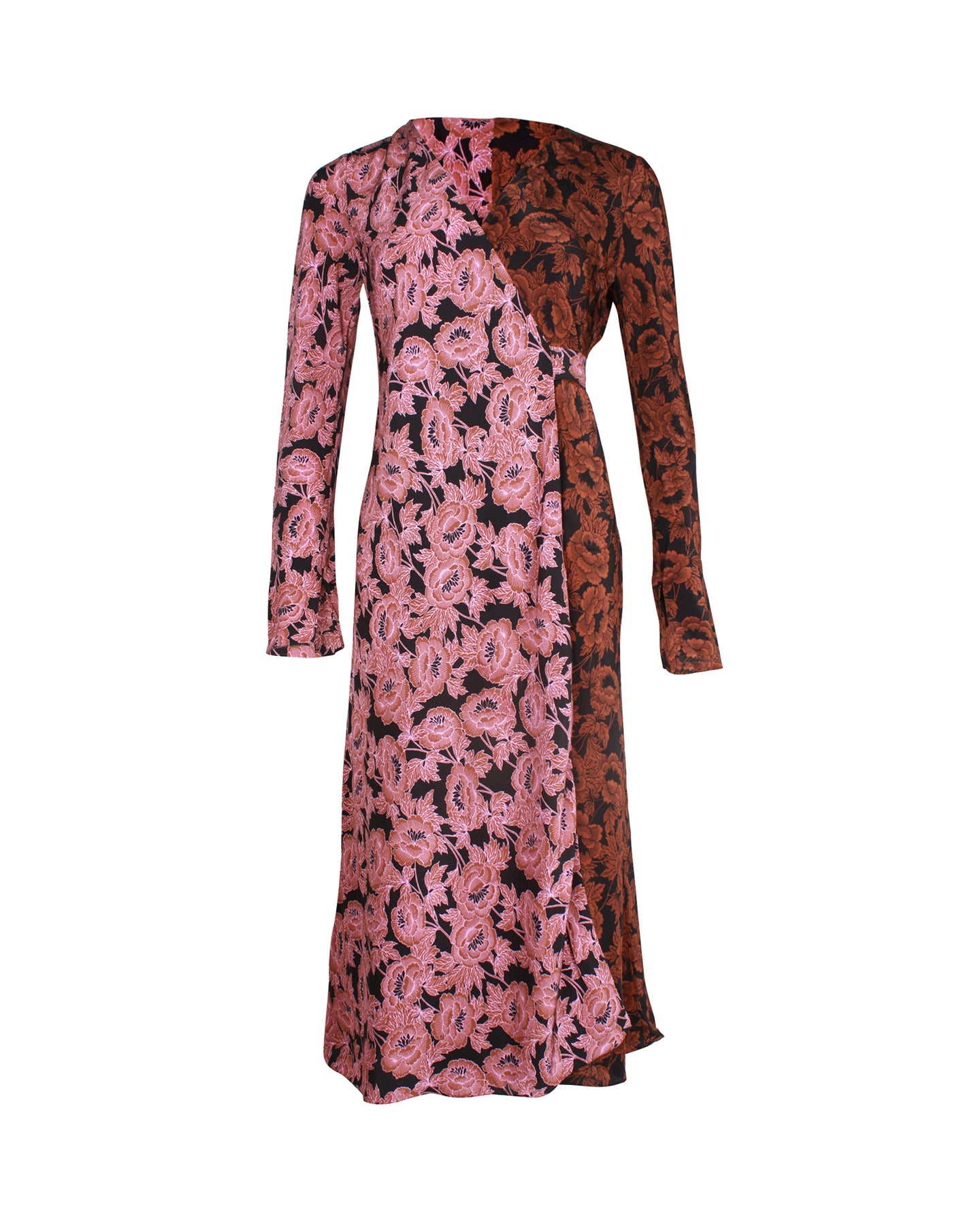 Diane von Furstenberg Tilly Crepe De Chine Wickelkleid aus Seide mit Blumendruck