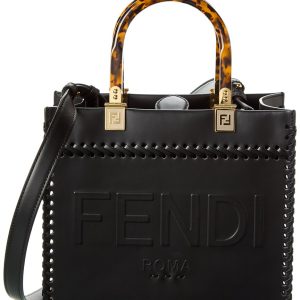 FENDI Sunshine Small Leder Tote