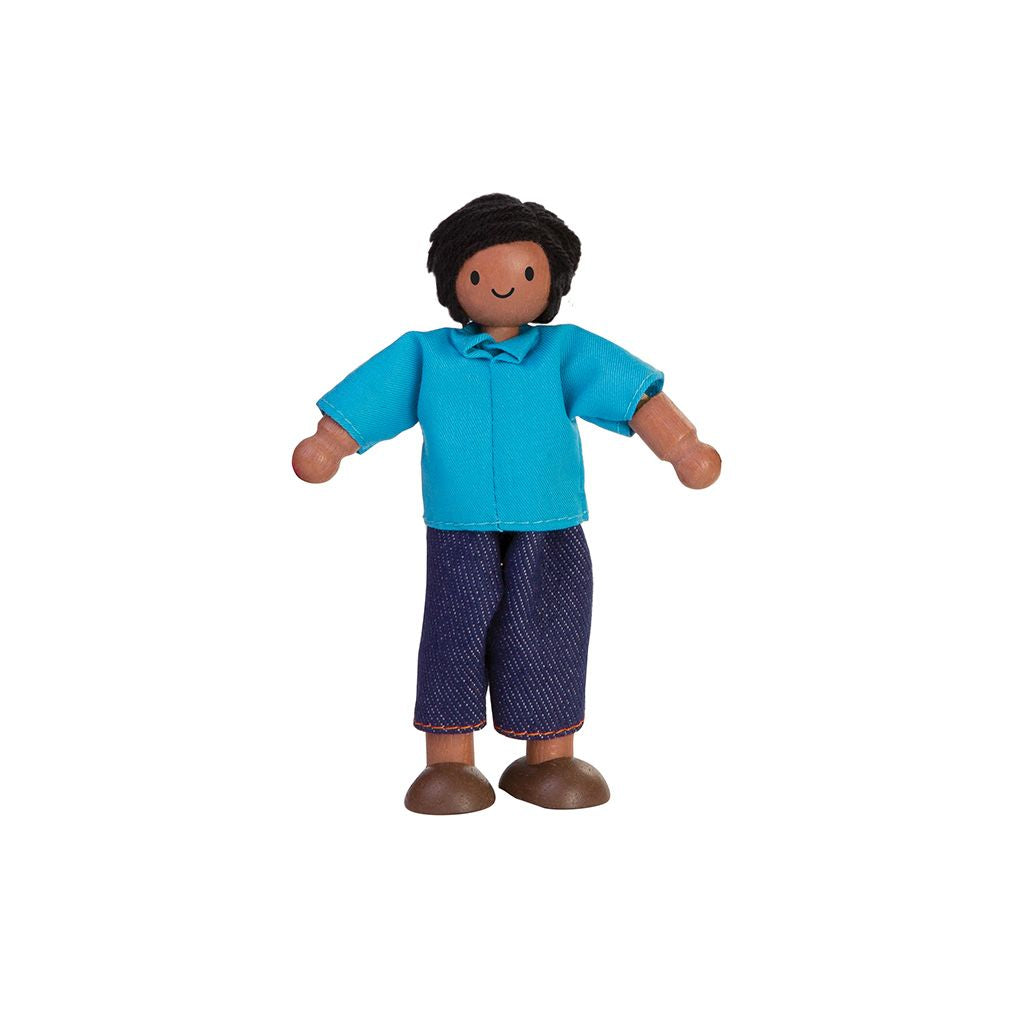 Dad Dollhouse Figur – mittlerer Hautton