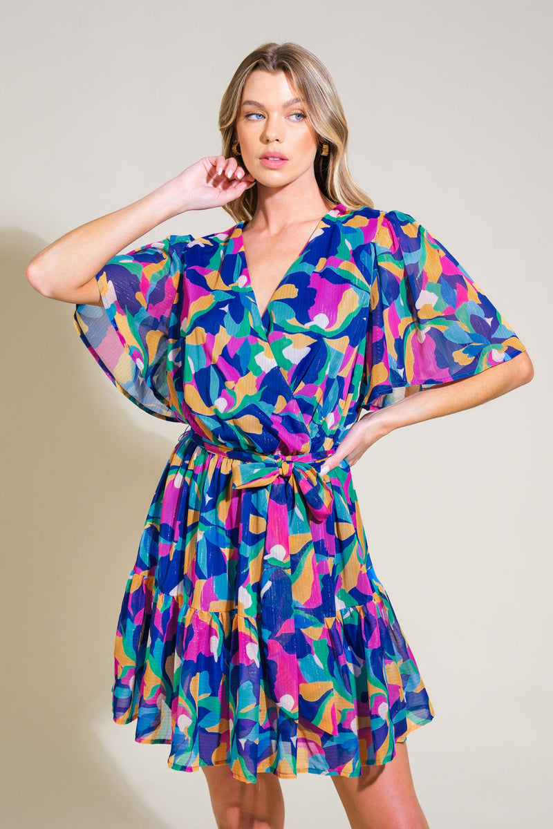 THINK OF ME gewebt MINI Kleid