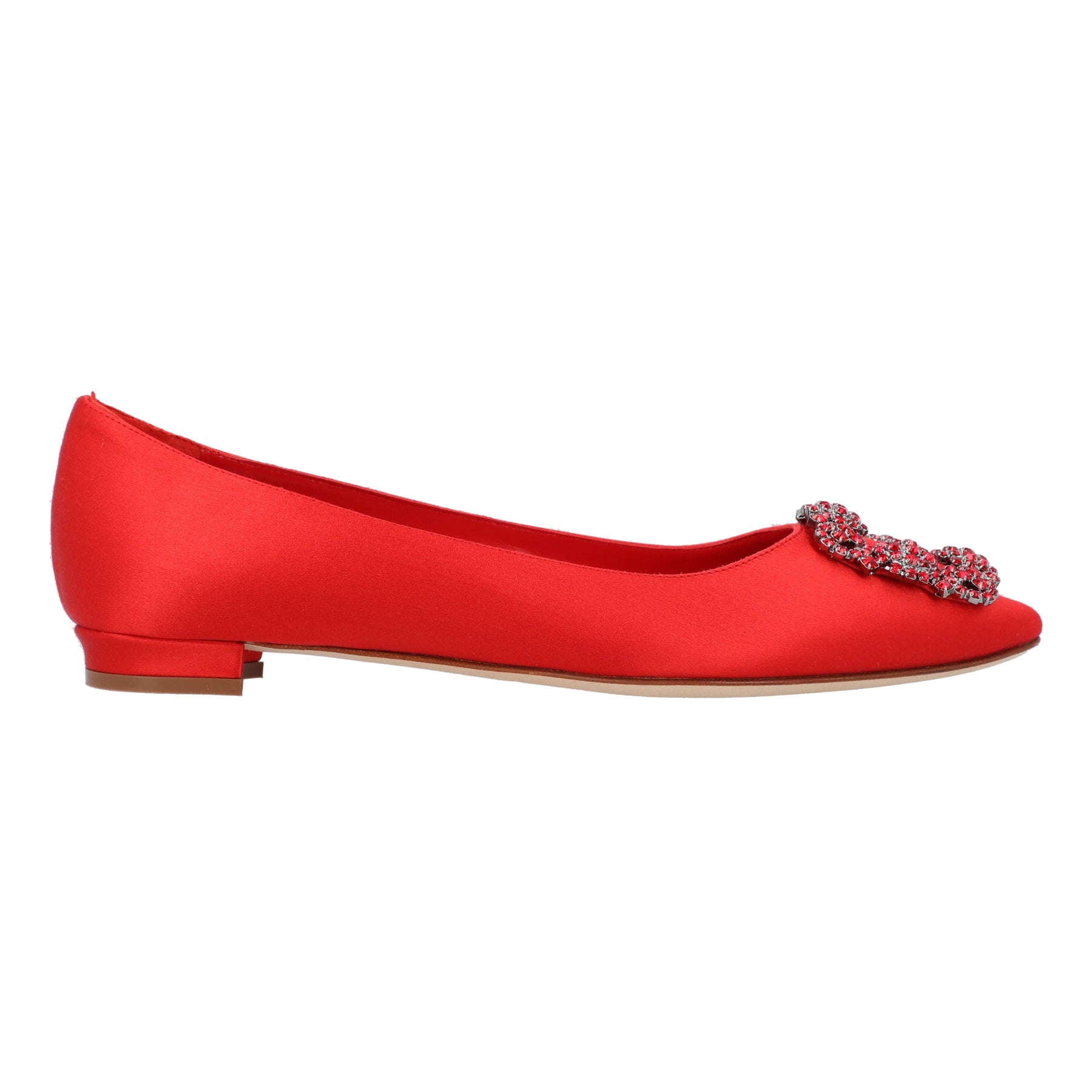 Manolo Blahnik Hangisi Flat Rot